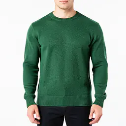 Zipped High Neck Sweater - Color: Green, Size: XS