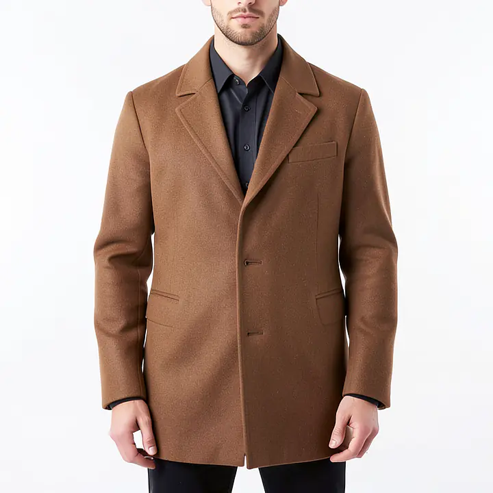 Suede Biker Jacket - Color: Brown, Size: XS