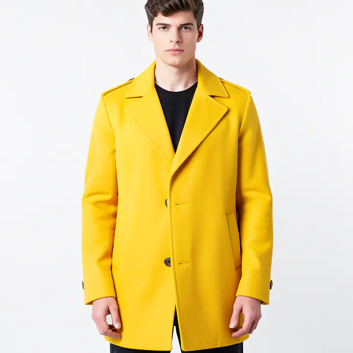 Anorak With Hood - Color: Yellow, Size: XS