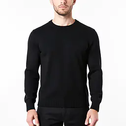 High Neck Sweater - Color: Black, Size: XS