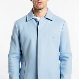 Denim Jacket - Color: Light Blue, Size: XS