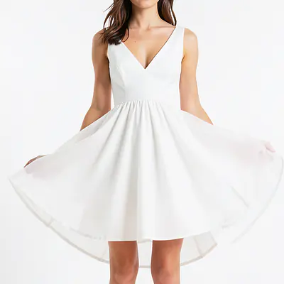 V Neck Floral Maxi Dress primary image