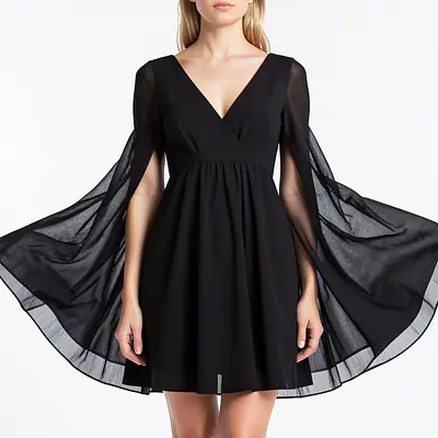 V Neck Floral Maxi Dress primary image