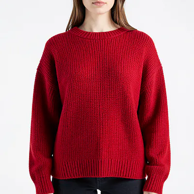 Oversized Knitted Sweater primary image