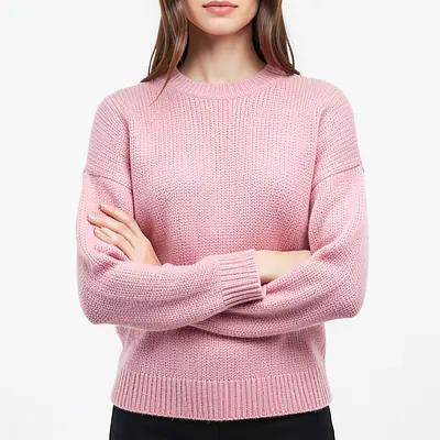 Knitted High Neck Sweater primary image