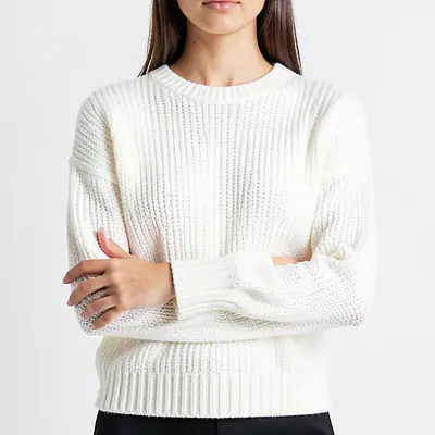 Knitted High Neck Sweater primary image