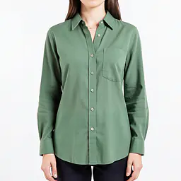 Printed Shirt - Color: Green, Size: XS