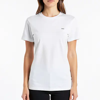 Pleated Sleeve T Shirt primary image