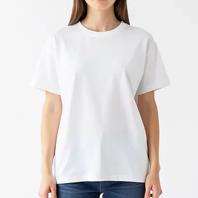 Loose T Shirt With Pocket Imitation primary image