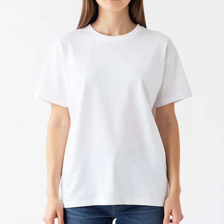 Loose T Shirt With Pocket Imitation - Color: White, Size: XS
