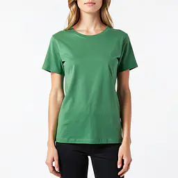 Basic Loose T Shirt - Color: Green, Size: XS