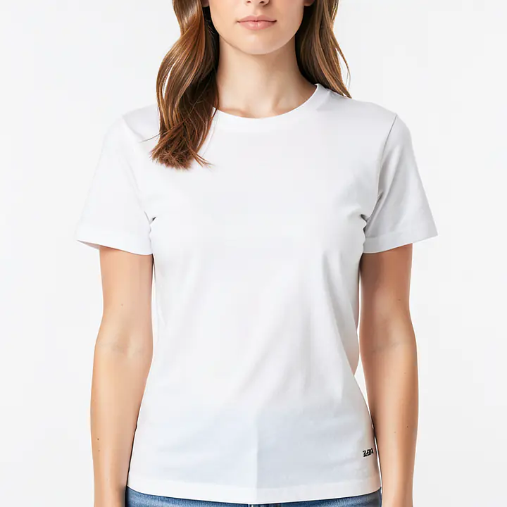 Printed T Shirt - Color: White, Size: XS