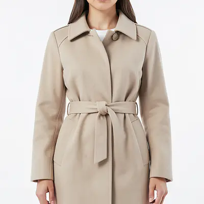 Long Coat With Belt primary image