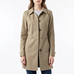 Bomber Jacket - Color: Khaki, Size: XS