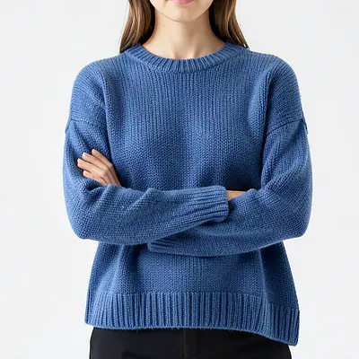 Knitted High Neck Sweater primary image